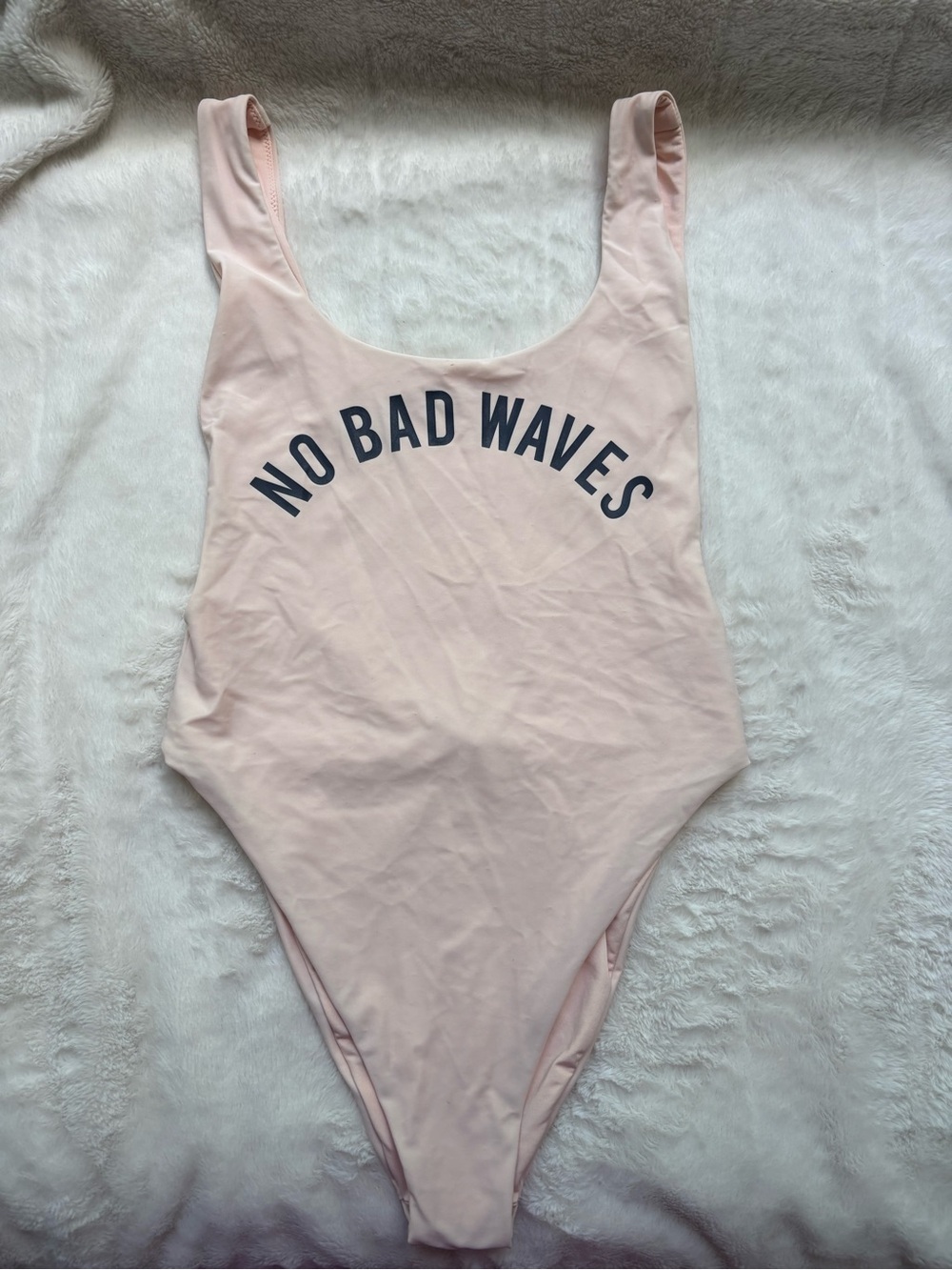 aerie Soft Blush Pink One-Piece Swimsuit